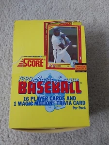 1990 Score Baseball Wax Box MLB - Picture 1 of 6