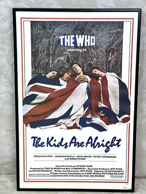 The Who Movie Poster, The Kids are All Right 1979, Framed - Image 1 of 4