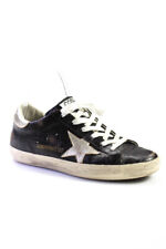 Golden Goose Deluxe Brand Womens Animal Print Lace-Up Sneakers Brown Size EUR37