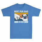 Lover Gift Dad T-Shirt Cotton Sleeve Funny Pug Vintage Ever Dog Men's Best Short