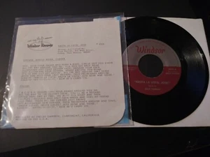 Dick Parrish & The New Windsors - "Hasta La Vista Josie"  VG++ 45 Windsor Record - Picture 1 of 4