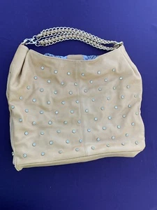 IMOSHION Camel Beige Shoulder Bag Purse 👜 Diamond Rhinestone Handbag ❤️sj7m16 - Picture 1 of 12