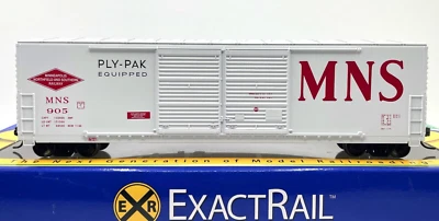 HO EXACTRAIL EX-1009 GUNDERSON 5200 BOXCAR MINNEAPOLIS NORTHFIELD & SOUTHERN MNS - Image 1 of 2