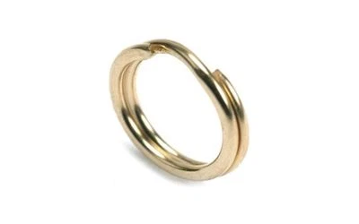 Anillos redondos divididos de oro amarillo de 14K de 3,5 mm-5 mm llaveros anillos de salto hallazgos de cadena NUEVO Foto 1 de 2