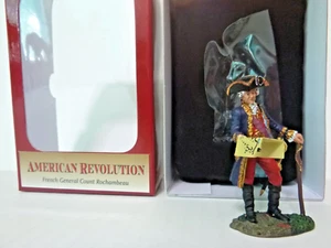 W Britain, French General, Count Rochambeau, 54MM scale, Diecast, Neu - Bild 1 von 3