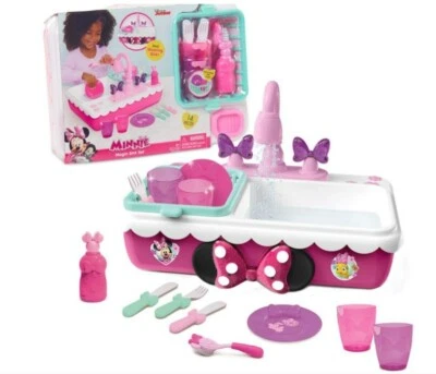 NUEVO Disney Junior Minnie Happy Helpers Juego de Fregadero Mágico Juguete de Cocina Juego de Simulación Foto 1 de 4