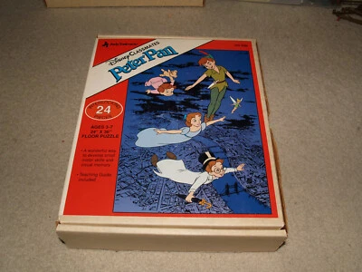 Disney Classmates Peter Pan 24" x 36" Floor Puzzle 1991 Judy/Instructo - Image 1 of 4