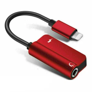 3.5mm Headphone Jack AUX Splitter Adapter and Charger For iPhone12 11 XS X 8 lot - Picture 1 of 12