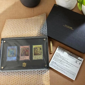 YuGiOh TCG 25th Anniversary Stainless Steel Egyptian God Cards Commemorative - Picture 1 of 7