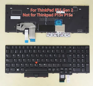 Nuovo per Lenovo Thinkpad P15 Gen 2 20YQ 20YR tastiera retroilluminata Teclado spagnola - Foto 1 di 2