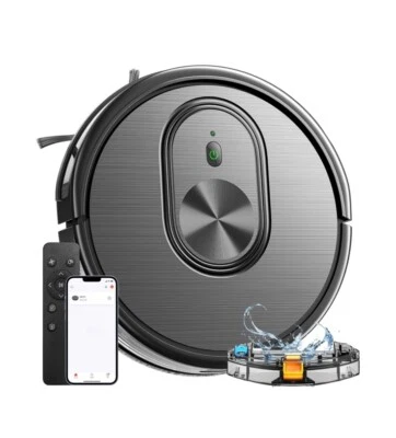 Robot Vacuum and Mop Combo Smart App Remote Control Slim Design Alexa Google - Image 1 of 4
