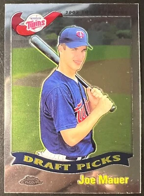 2002 Topps Chrome #622 Joe Mauer RC - Image 1 of 2