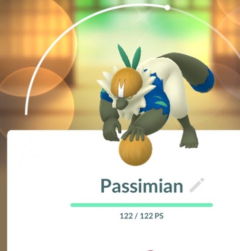 Pokémon Go Shiny Quartermac / Passimian - Carte à Échanger Ou Enregistrer - 30 Jours