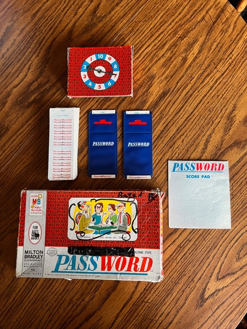 Vintage Password Game 9th Edition 1966 Original Factory Sealed