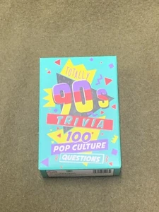 Juego de Cartas Trivia Totally Años 90 100 Cartas Cultura Pop Preguntas BONITO - Imagen 1 de 2