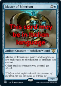 MTG MASTER OF ETHERIUM EXC - MAESTRO DI ETERIUM - NEC - MAGIC - Picture 1 of 1