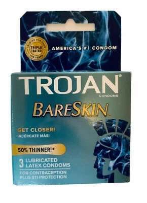 Trojan Bareskin 50% mais fino - Aproxime-se! Data EXP 1/4/26 - Imagem 1 de 2
