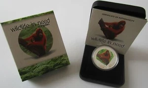 Tuvalu 1 Dollar 2011 Wildlife in Need Orang-Utan 1 Oz Silber - Picture 1 of 3