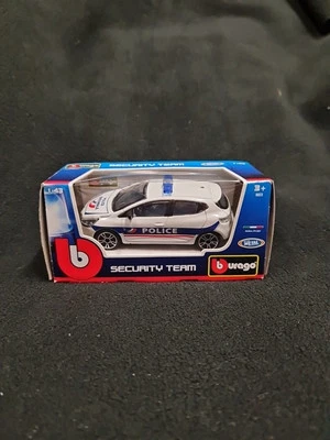 BURAGO RENAULT CLIO POLICE  FRANCE FRANCIA  SCALA 1/43  - Immagine 1 di 4