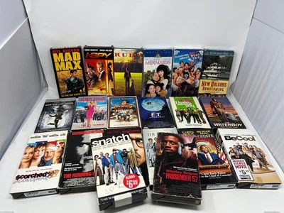 x20 VHS Movies Lot All Play tested and re winded - Imagem 1 de 4