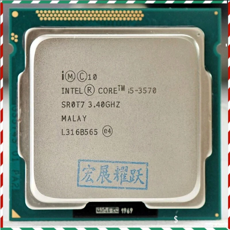 Intel Core i5-3570 SL0T7 3.4GHz Quad-Core LGA 1155 Socke CPU Processors - Image 1 of 4