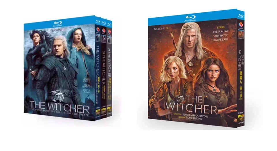 The Witcher Season 1-4 (2025)8BD All Region New Box Set - Image 1 of 1