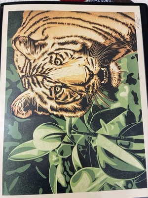 Shepard Fairey OBEY "Grace & Power Under Pressure"  Signed & Numbered Silkscreen - image 1 of 4