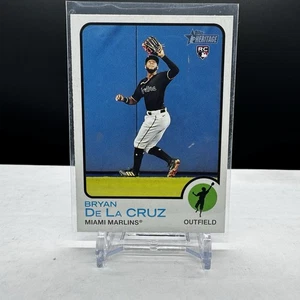 2022 Topps Heritage MLB Baseball Bryan De La Cruz Rookie Card 334 - Picture 1 of 2