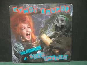 CYNDI LAUPER The Goonies 'R' Good Enough 45+Pict Slv 1985 Portrait 34-04918 MINT - Picture 1 of 4