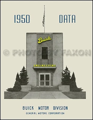 Buick 1950 características especiales de ingeniería manual de datos serie 40 especificaciones Foto 1 de 4