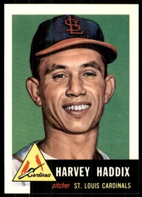 1991 Topps Archives Ultimate 1953 Set Harvey Haddix St. Louis Cardinals #273 - Image 1 of 2
