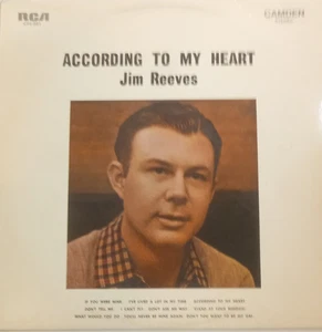 According To my Heart Jim reeves LP CAS-583 - Picture 1 of 5