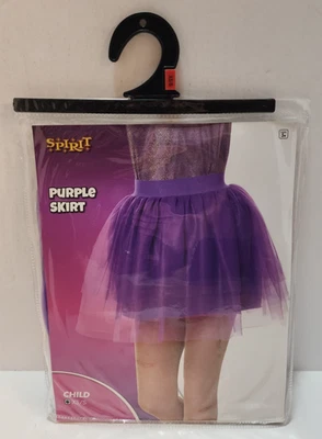 Spirit 万圣节 紫色裙 女孩 儿童 XS / S X 小号 小号 全新 全新带标签 — 第 1/4 张图片