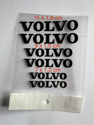 6x Volvo Bremssattel Sticker Aufkleber hitzebeständig - schwarz - Bild 1 von 2