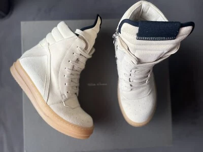 Rick Owens Geobasket Sneakers Size 35 - Image 1 of 4