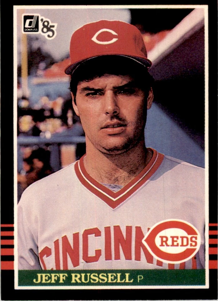 1985 Donruss Jeff Russell Baseball Cards #487 - Image 1 of 2