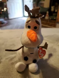 TY OLAF Snowman (Permafrost) (2019 Disney Frozen 2) (8.5 Inch) Beanie Baby MWMTs - Picture 1 of 3