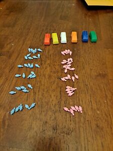 The Game of Life 40th Anniversary 1999 Replacement Game Pieces People Pegs Cars