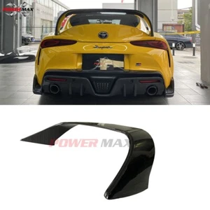 Carbon Fiber Rear Trunk Wing Spoiler Fit For Toyota Supra A90 A91 MKV 2019-2023 - Picture 1 of 7