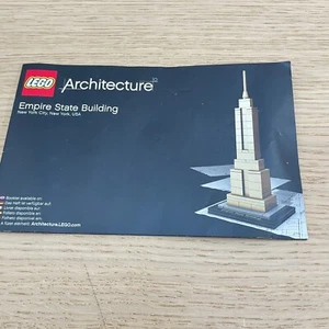 LEGO® - Architecture - Empire State Building - 21002 - INSTRUCTION BOOKLET - Picture 1 of 3