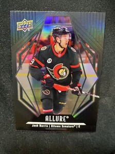 22-23 UD Allure Hockey Black Rainbow 55 Josh Norris