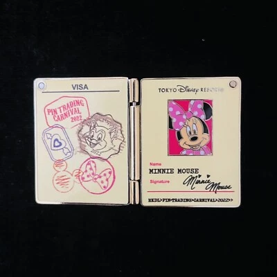 Prendedor LE HKDL Minnie Figaro Disneyland Pasaporte Hong Kong Disney Comercio Carnaval Foto 1 de 2