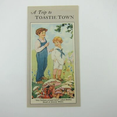 Post Cereal Advertising Children's Booklet Trip to Toastie Town Antique 1920 - Image 1 of 4