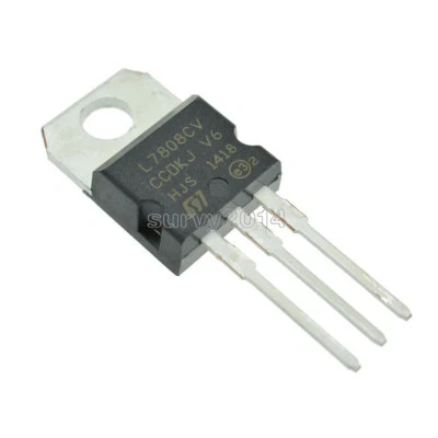 10PCS IC L7808CV L7808 7808 TO-220 ST Voltage Regulator 8V ST NEW - Image 1 of 4