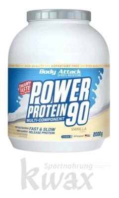 (EUR 31,45/kg) 2Kg Power Protein 90 Body Attack 2000g