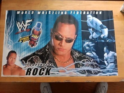 Vintage WWF The Rock Superstar Poster Foto 1 de 2