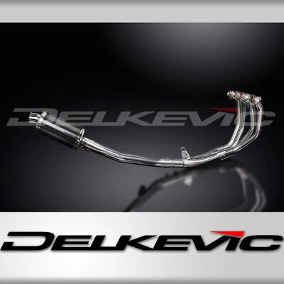 Silenciador de carbono ovalado de escape completo Honda CBR600F Sport 2001-2003 4-1 9" Foto 1 de 4