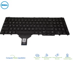 Non-Backlit Keyboard for Dell Latitude 5500 5501 5510 5511 - No Pointer DJXM0 - Bild 1 von 2