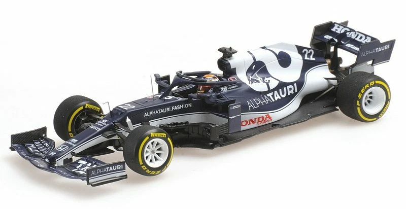 Alpha Tauri AT2 Honda GP Bahrain 2021 Yuki Tsunoda 1:43 MINICHAMPS 417210122 - Immagine 1 di 1