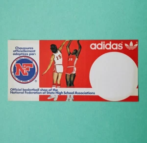 NOS 80s vintage adidas Americana label box sticker made in France rare OG DS - Picture 1 of 5